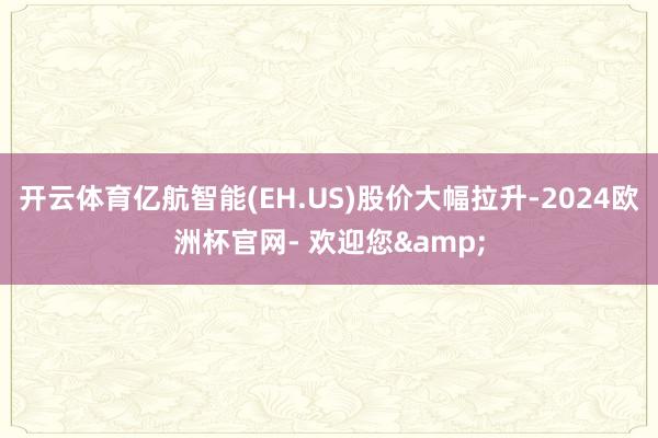 开云体育亿航智能(EH.US)股价大幅拉升-2024欧洲杯官网- 欢迎您&